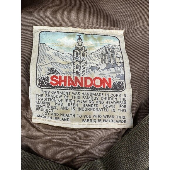 Shandon Hat Cap Fitted Mens Medium Red Green Tartan Plaid Ivy Made in Ireland - Picture 5 of 9